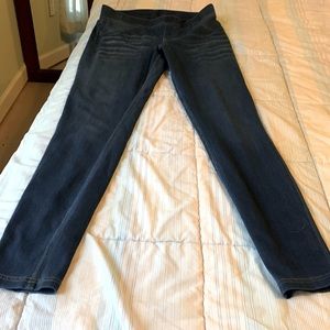 PULL ON JEAN STRETCH LEGGINGS..MEDIUM